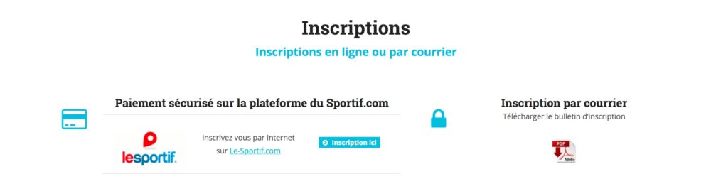 Inscription en ligne avec Le Sportif by Web For Run : Ingenieweb - site internet et communication