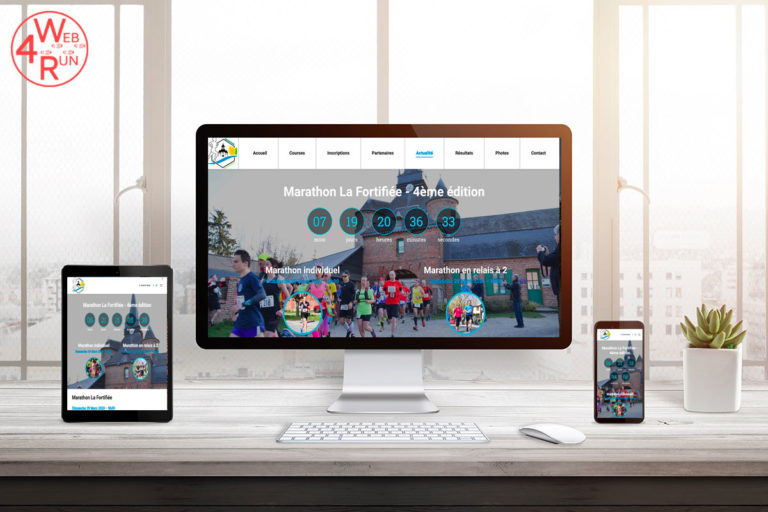site-internet marathon la-fortifiée solution web4run