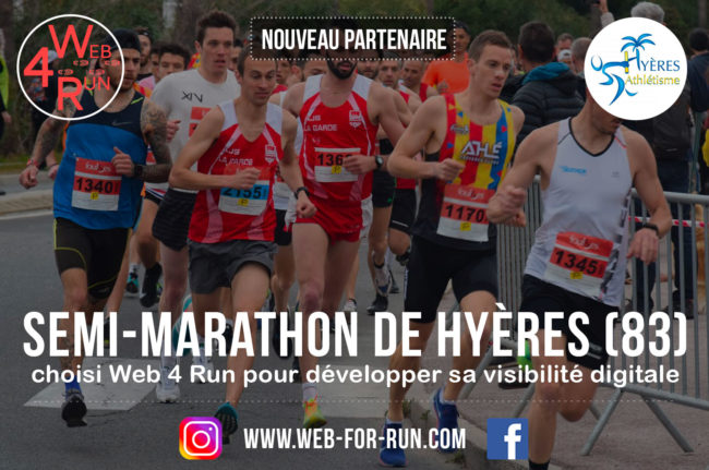 Nouveau-partenaire-web4run semi- marathon hyères site internet by ingenieweb