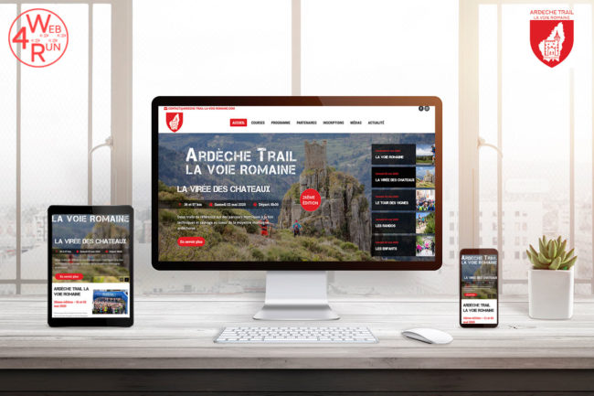 nouveau-site-interent ardèche-trail-la Voie Romaine by Ingenieweb pack Web4Run