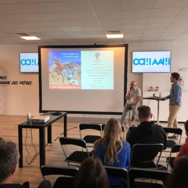 pitch Web4Run Hugo et Olivier DELPY au SPORGA 2022